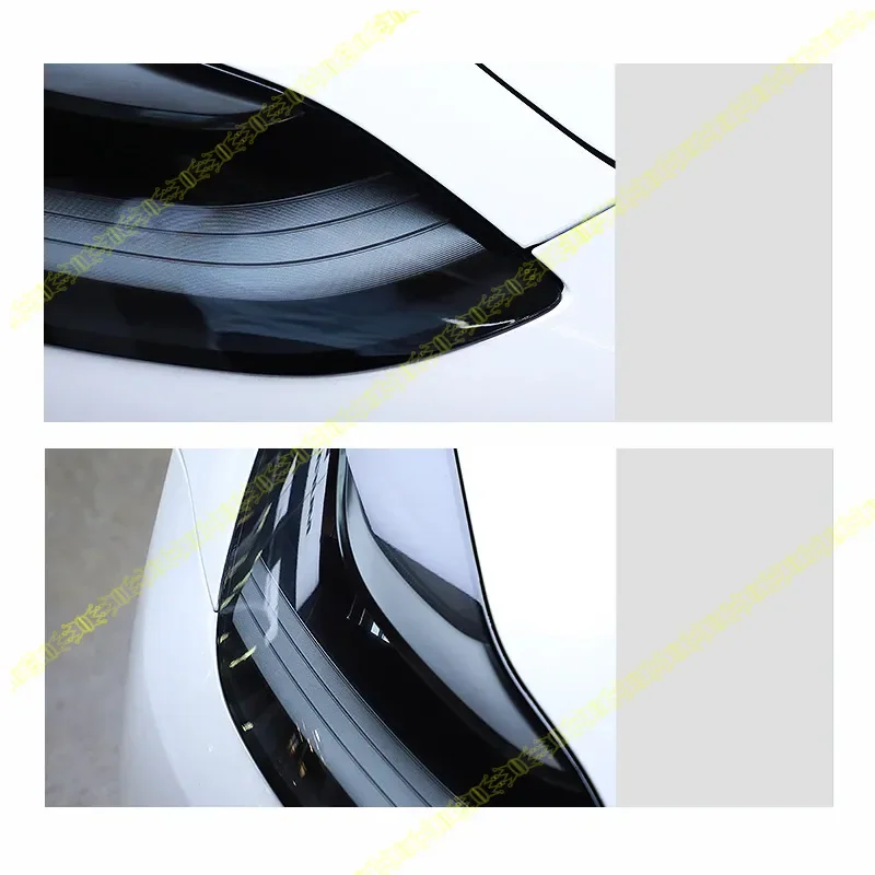 Película protectora faros negros ahumados TPU Tesla Model 3/Y - imagen 3