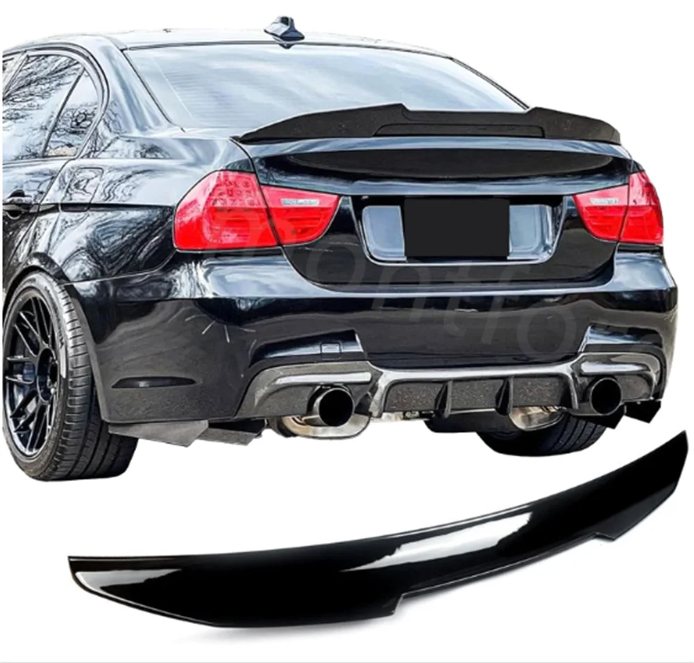BMW alerón MP estilo ABS negro para Serie 3 E90 - imagen 3