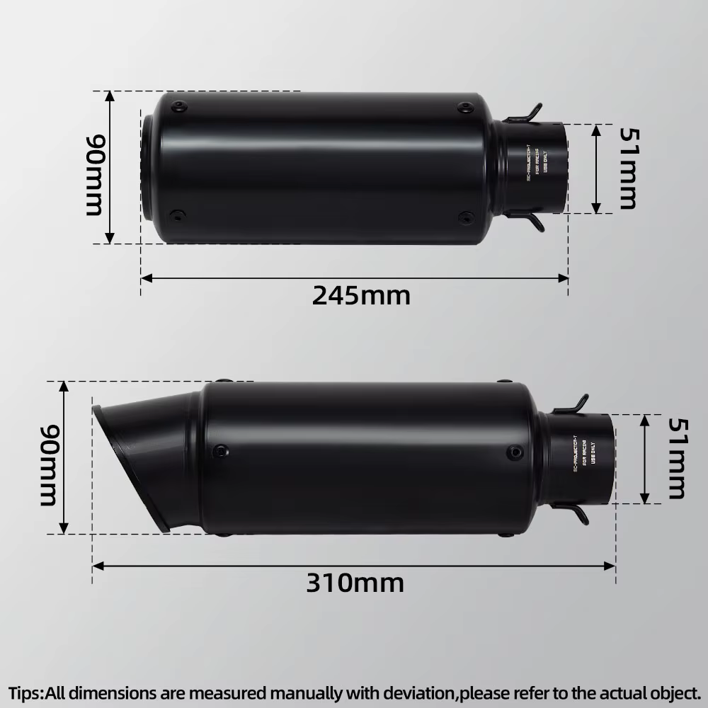 Escape slip-on con tubo medio para Suzuki GSX-R/GSX-S 600/750 - imagen 5