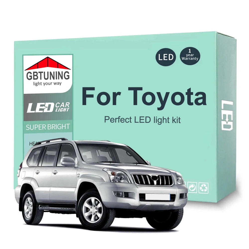 Bombillas LED interiores Canbus homologadas para Toyota