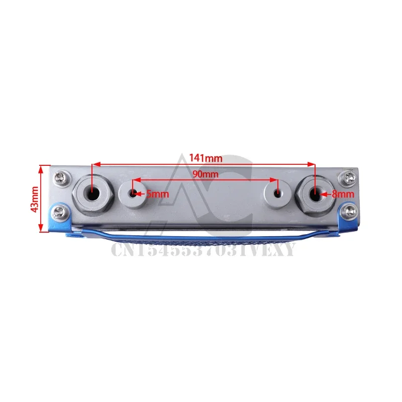 Enfriador de aceite moto universal Motocross ATV 50-140cc - imagen 3