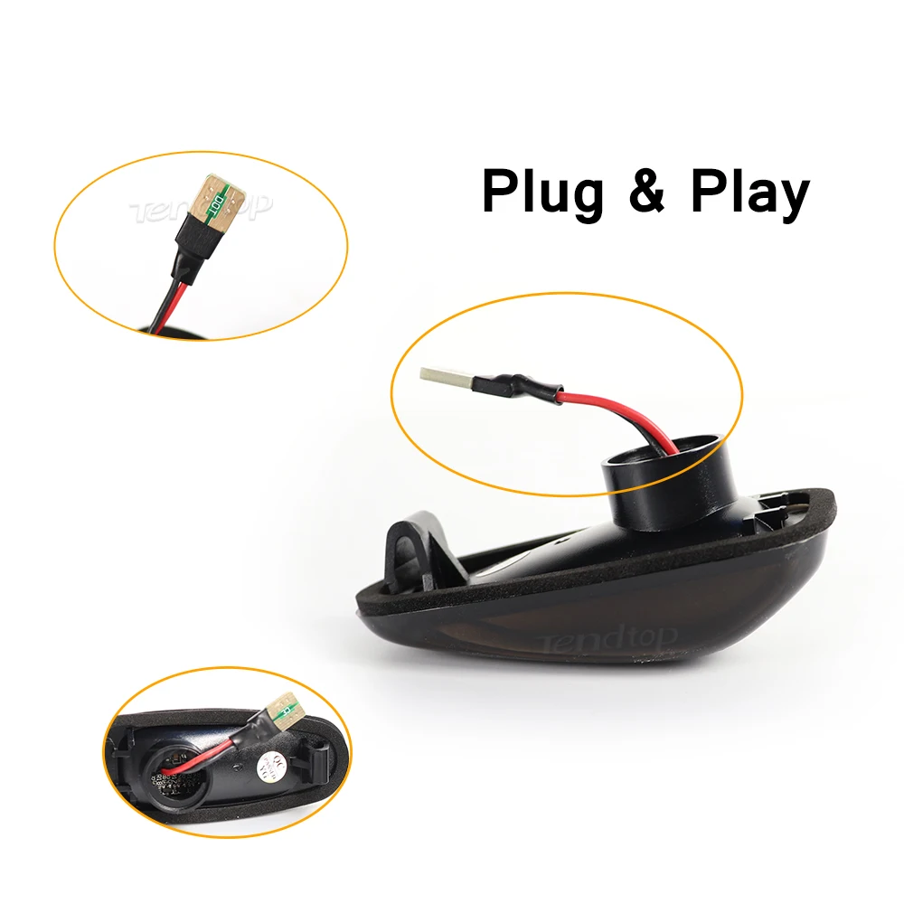 Intermitente lateral LED dinámico para Mercedes-Benz W210, W202 y W208 - imagen 3