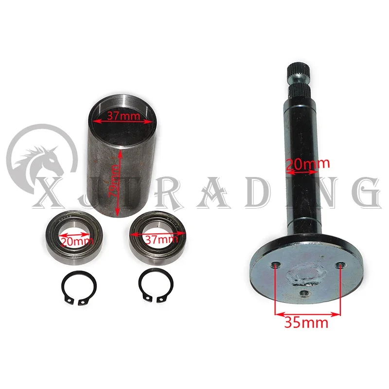 Kit de dirección para kart 110 cc con volante, cremallera y bieletas - imagen 5