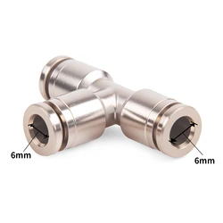 Tubo gas acero inoxidable 304 con juntas rápida y reductora PE6