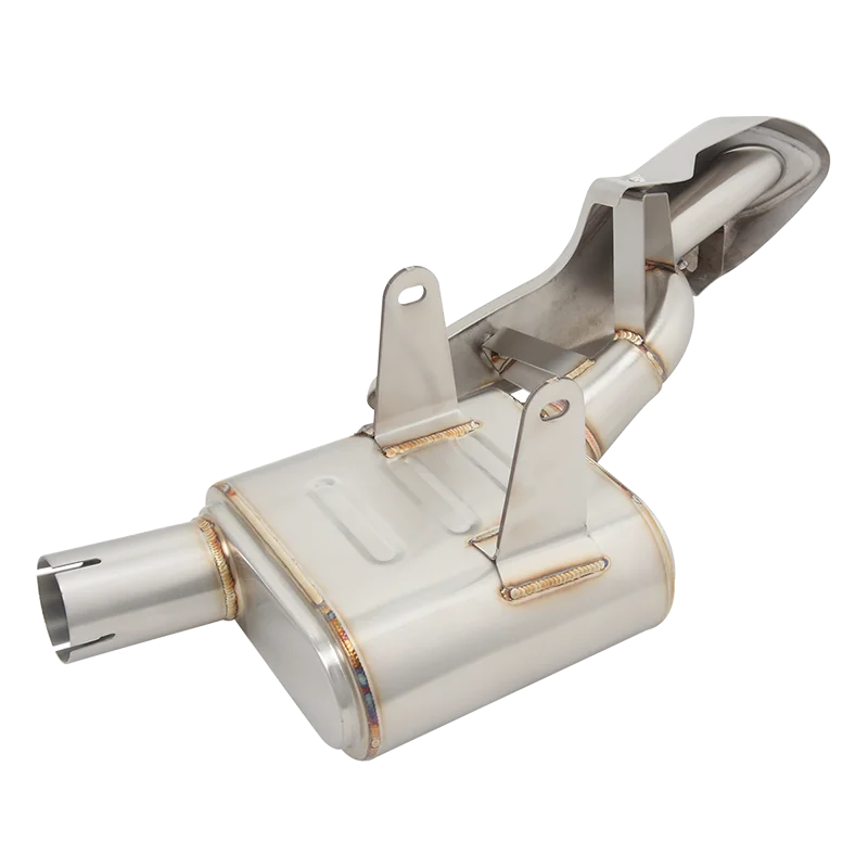 Escape slip on QJMOTOR SRK600 con silenciador y tubo enlace - imagen 4