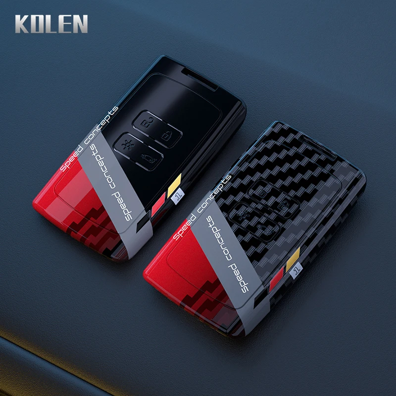 Funda ABS efecto fibra de carbono para llave Renault y Dacia - imagen 2