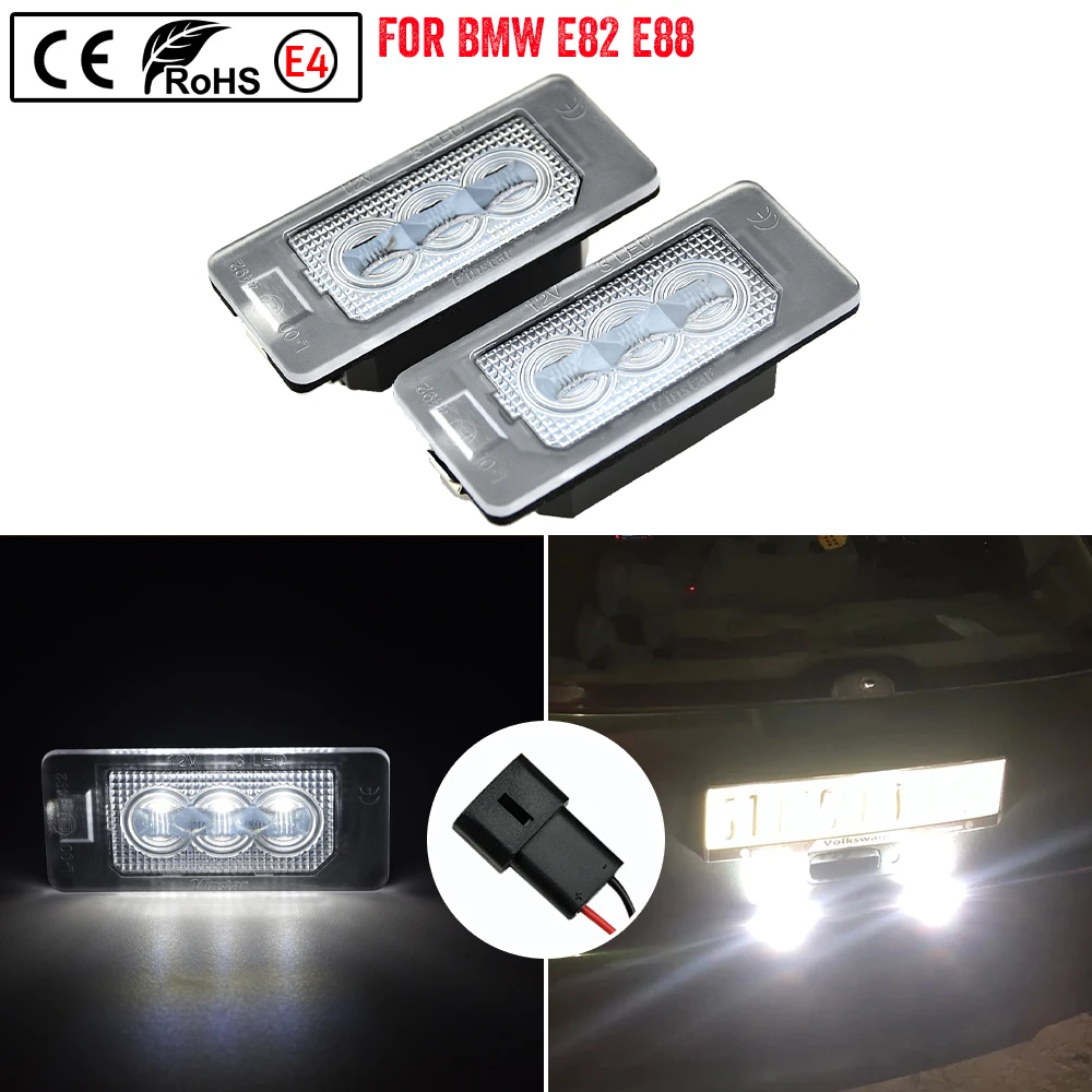 Iluminación LED matrícula BMW Serie 1 3 E82 E90 F30 F22 E88