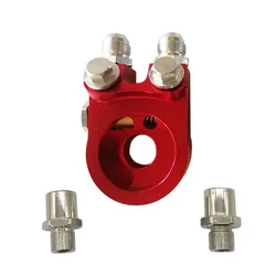 Adaptador sándwich para filtro de aceite AN10 con termostato