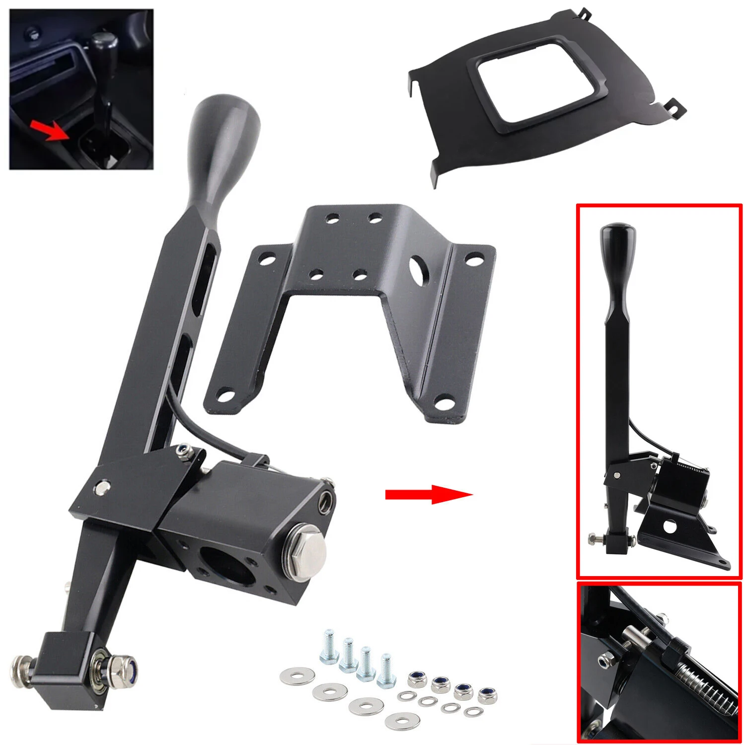 Selector cambio Billet EK racing Honda Civic Si CRX B16 B18 B20 - imagen 2