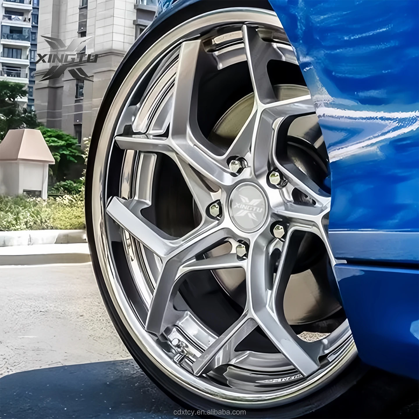 Llantas forjadas personalizadas escalonadas para lujo y carreras - imagen 3