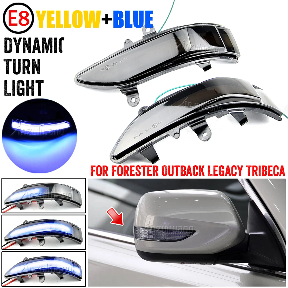 Intermitente LED dinámico retrovisor Subaru Forester Outback Legacy - imagen 4