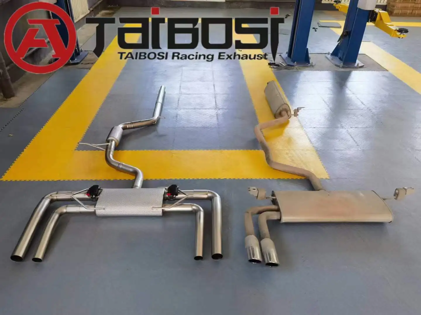Escape catback Taibosi para Audi A3 A4 A5 – Sistema deportivo - imagen 2