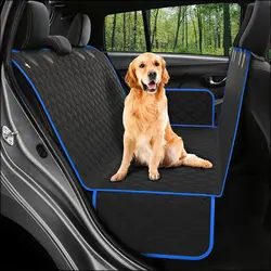 Hamaca impermeable para perro con correa – asiento trasero de coche