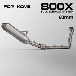 Escape completo KOVE 800X ADV con silenciador y dB killer