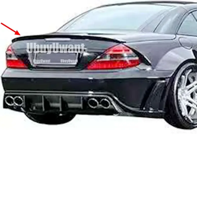 Alerón trasero Mercedes-Benz SL R230 AMG de fibra de carbono - imagen 3