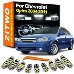 Kit LED interior ZITWO para Chevrolet Optra: plafón, mapas y maletero