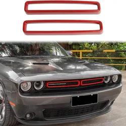 Embellecedor rojo para rejilla delantera Dodge Challenger 2015-2020