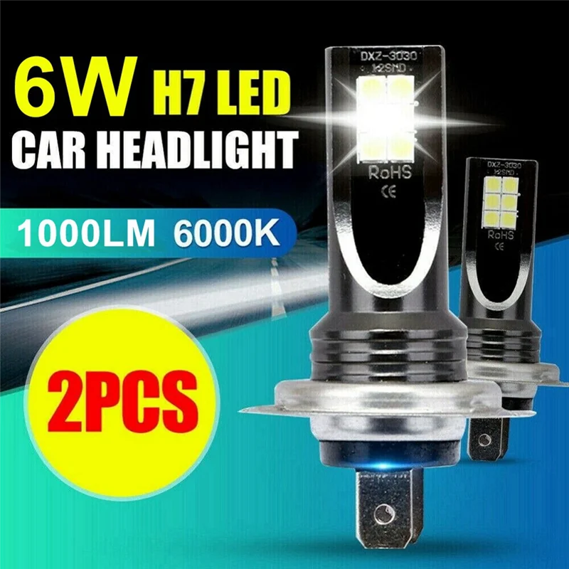 Bombillas LED H7 Canbus 6000K sin errores para faros - imagen 2