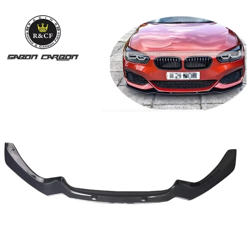Labio parachoques delantero fibra de carbono BMW F20 M135i M140i