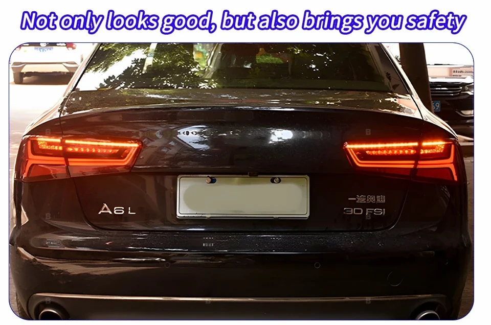 Luces traseras LED con intermitente dinámico para Audi A6