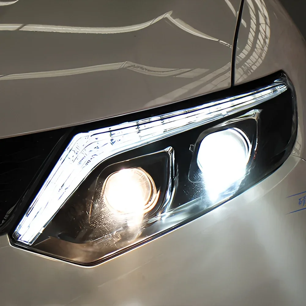 Faros LED delanteros con proyector para Nissan X-Trail 2014-2016 - imagen 3