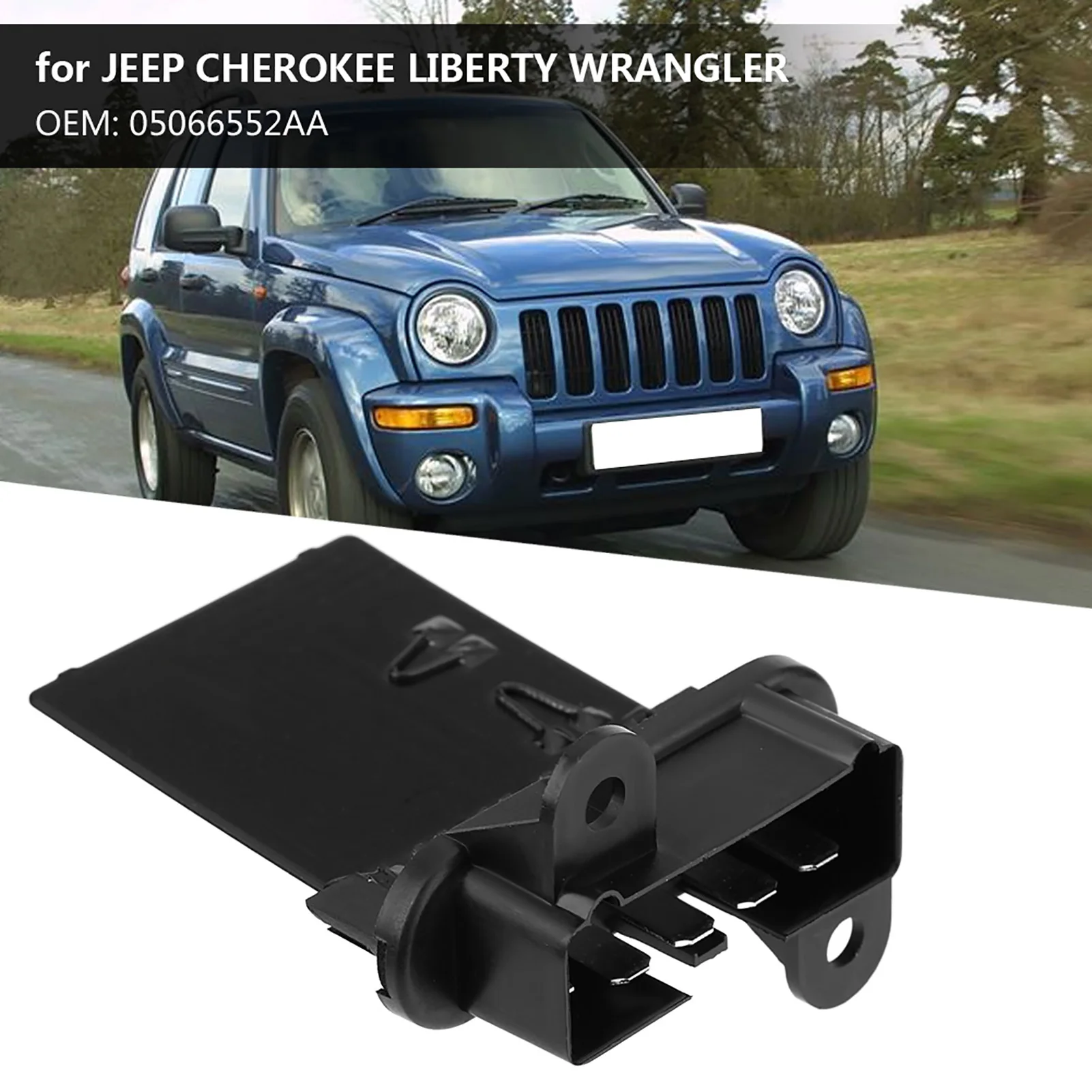 Resistencia del ventilador Jeep Cherokee Liberty Wrangler 05066552AA - imagen 4