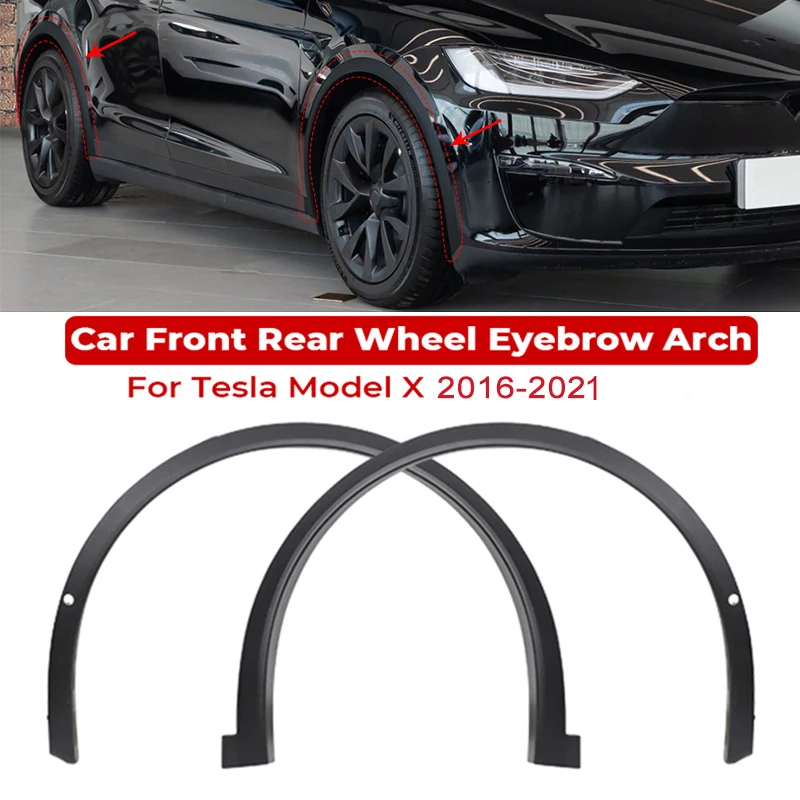 Guardabarros delanteros y traseros para Tesla Model X 2016-2021 - imagen 5