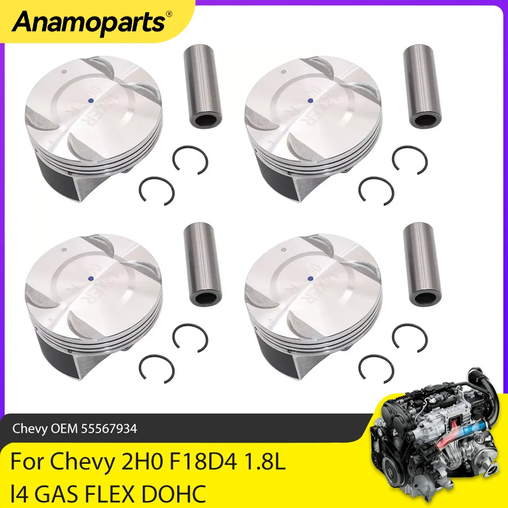Anillos de pistón 1.8 F18D4 para Opel Astra, Chevrolet Cruze y Sonic