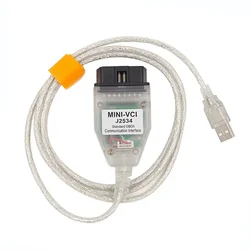 Cable diagnóstico Mini VCI J2534 para Toyota – OBD2 TIS Techstream