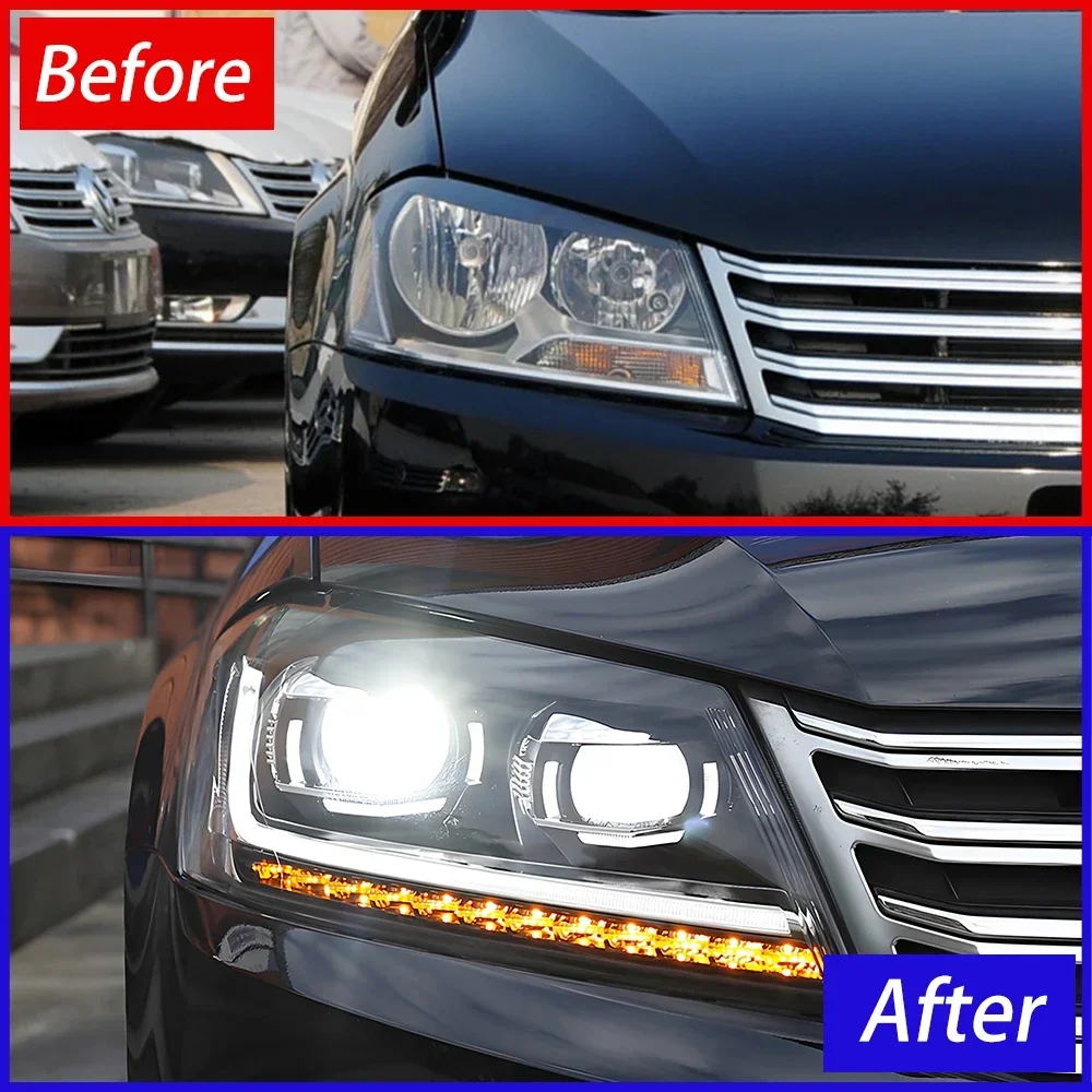 Faros delanteros LED para VW Passat B7 B8 Magotan Highline 2011-2015 - imagen 5