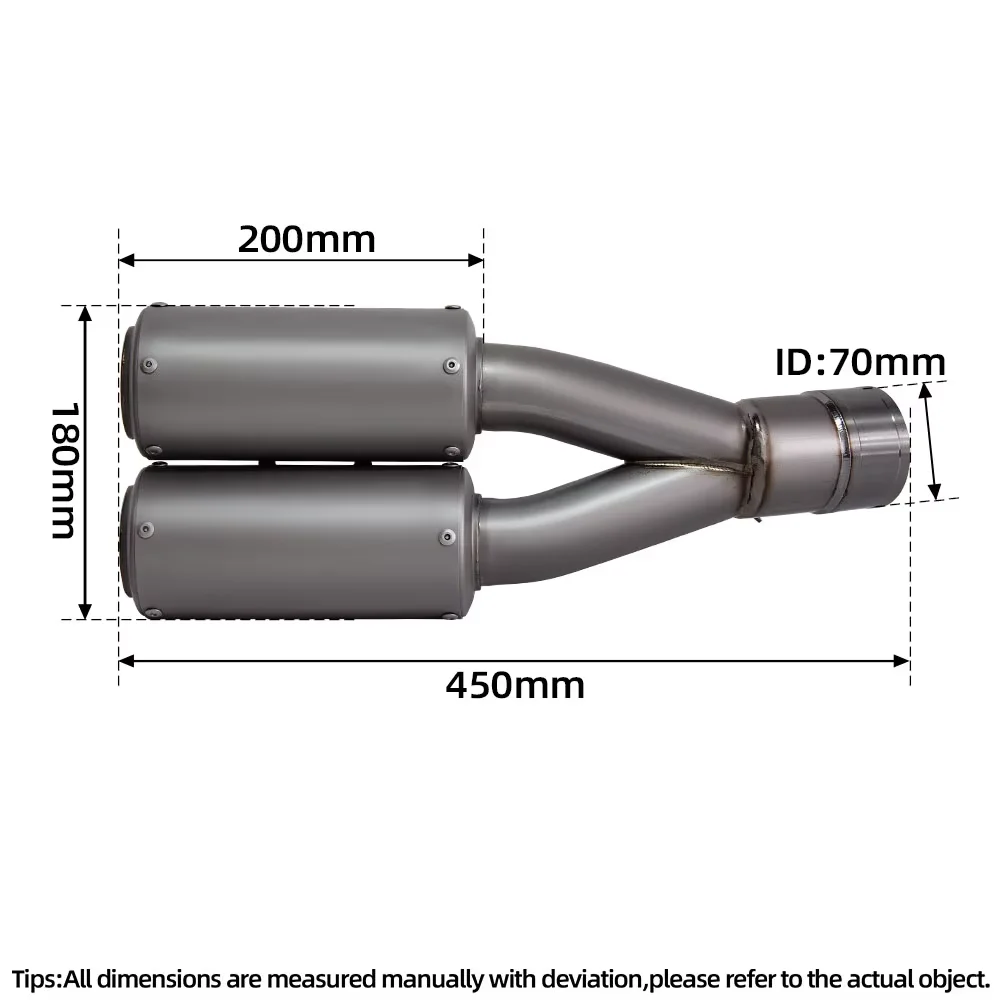Escape completo titanio colector + silenciador – Honda CBR650R CB650R - imagen 4