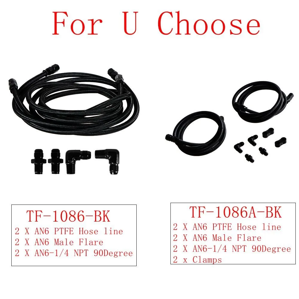 Kit de mangueras AN6 de PTFE para transmisión
