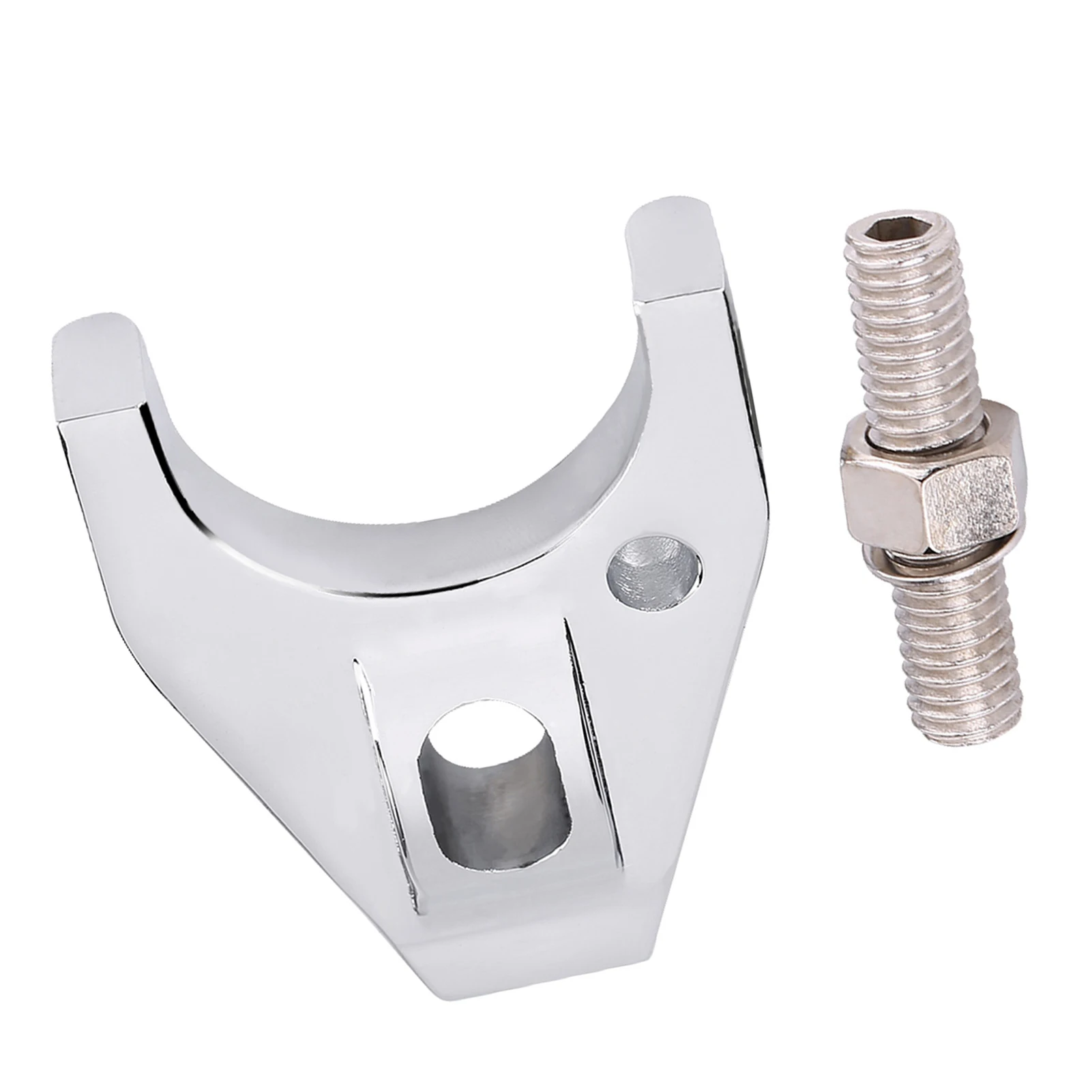 Abrazadera de distribuidor HEI de aluminio cromado para Chevy SBC/BBC - imagen 2
