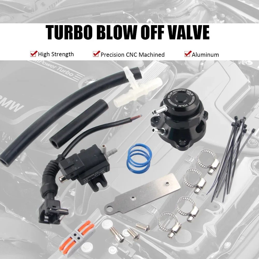 Kit válvula blow-off aluminio negro para BMW F20/F21/F22/F23/F30/F31 - imagen 5