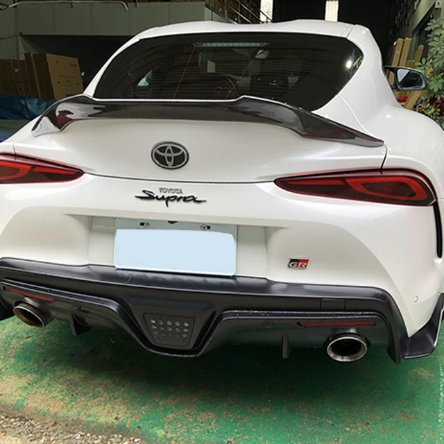 Alerón trasero tipo V de fibra de carbono para Toyota Supra A90 - imagen 2