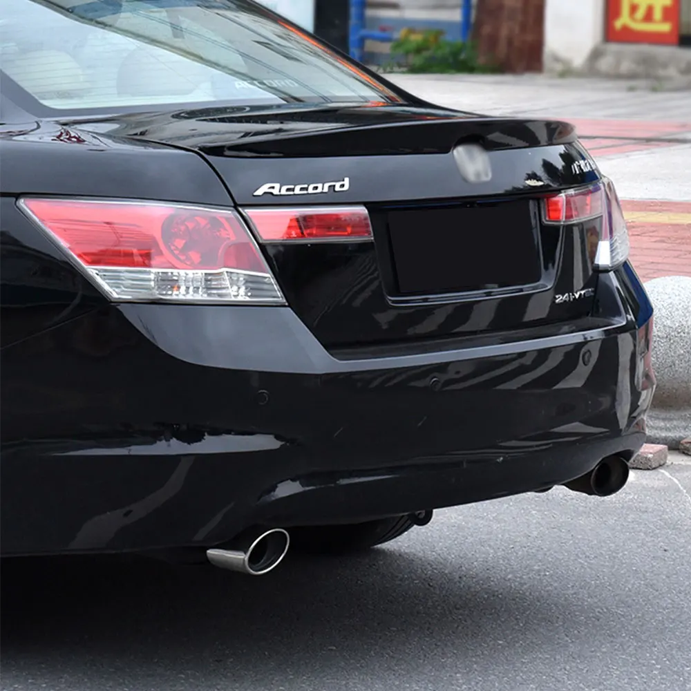 Alerón trasero Honda Accord 2008-2013 estilo pato negro carbono - imagen 2