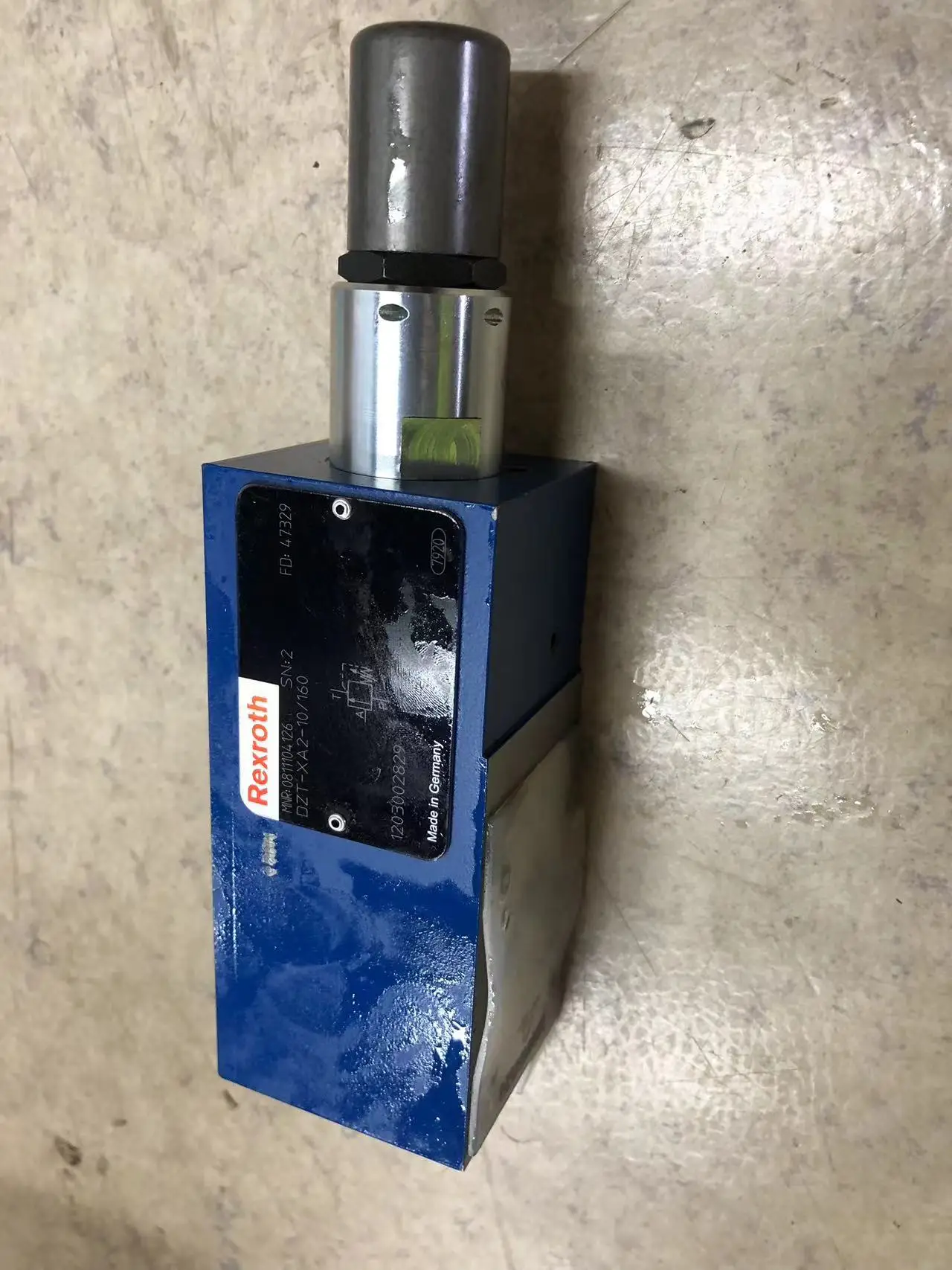 0811104126 DZT-XA2-10/160 0 811 104 126 DZT XA2 10/160 。   Válvula de alivioStock grande genuino - imagen 3