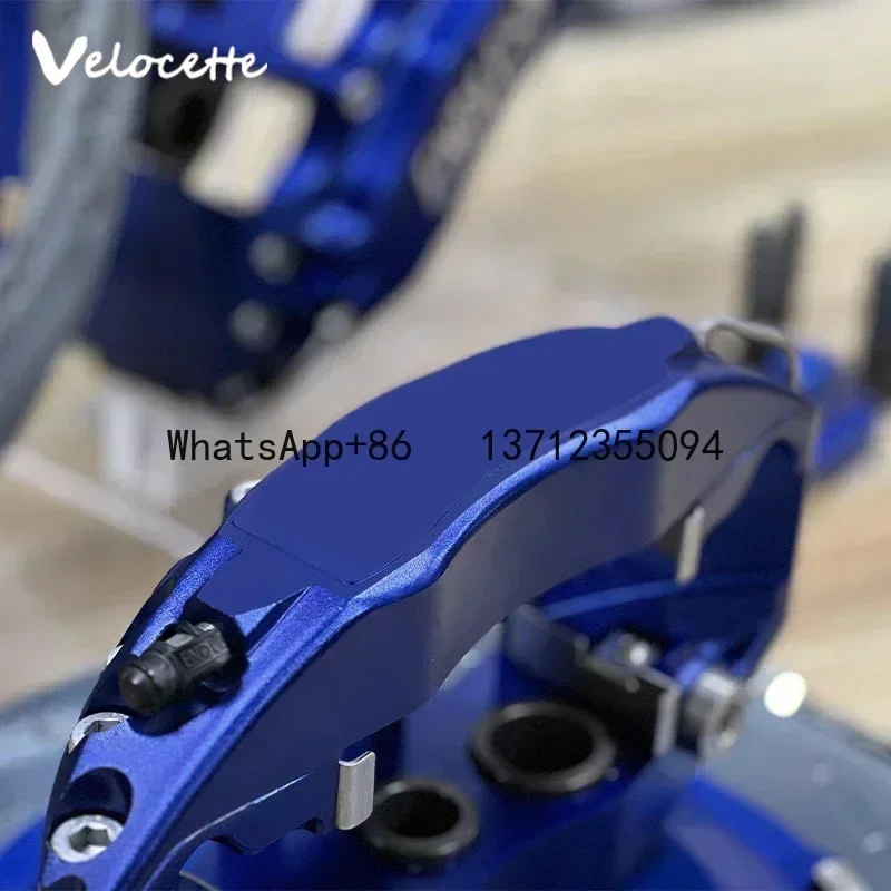 Kit de pinza de freno grande, pastillas de freno de carreras EC670 de 6 puntos, sistema de freno automático para Audi S6 S7 C7 RS5 RS6 RS7 - imagen 3