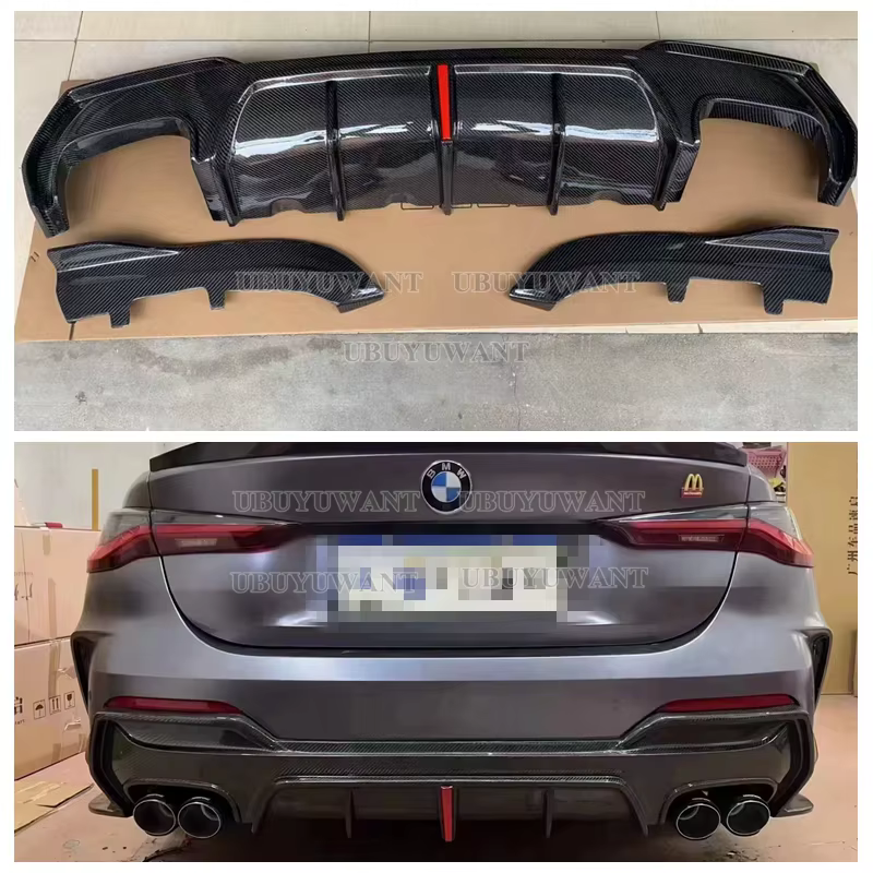 Difusor trasero carbono con luz BMW Serie 4 G22/G23 430i M440i - imagen 3