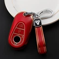 red with keychain