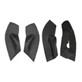 4pcs Black-red line