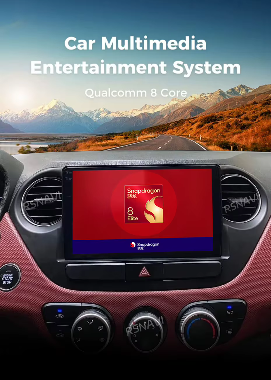 Pantalla multimedia 2DIN con navegación GPS para Hyundai i10