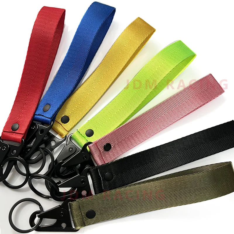 Llavero deportivo con cordón antipérdida para coche – correa decorativa