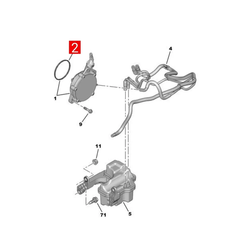 Junta de goma para Peugeot 207CC, 3008 y RCZ – compatible - imagen 2