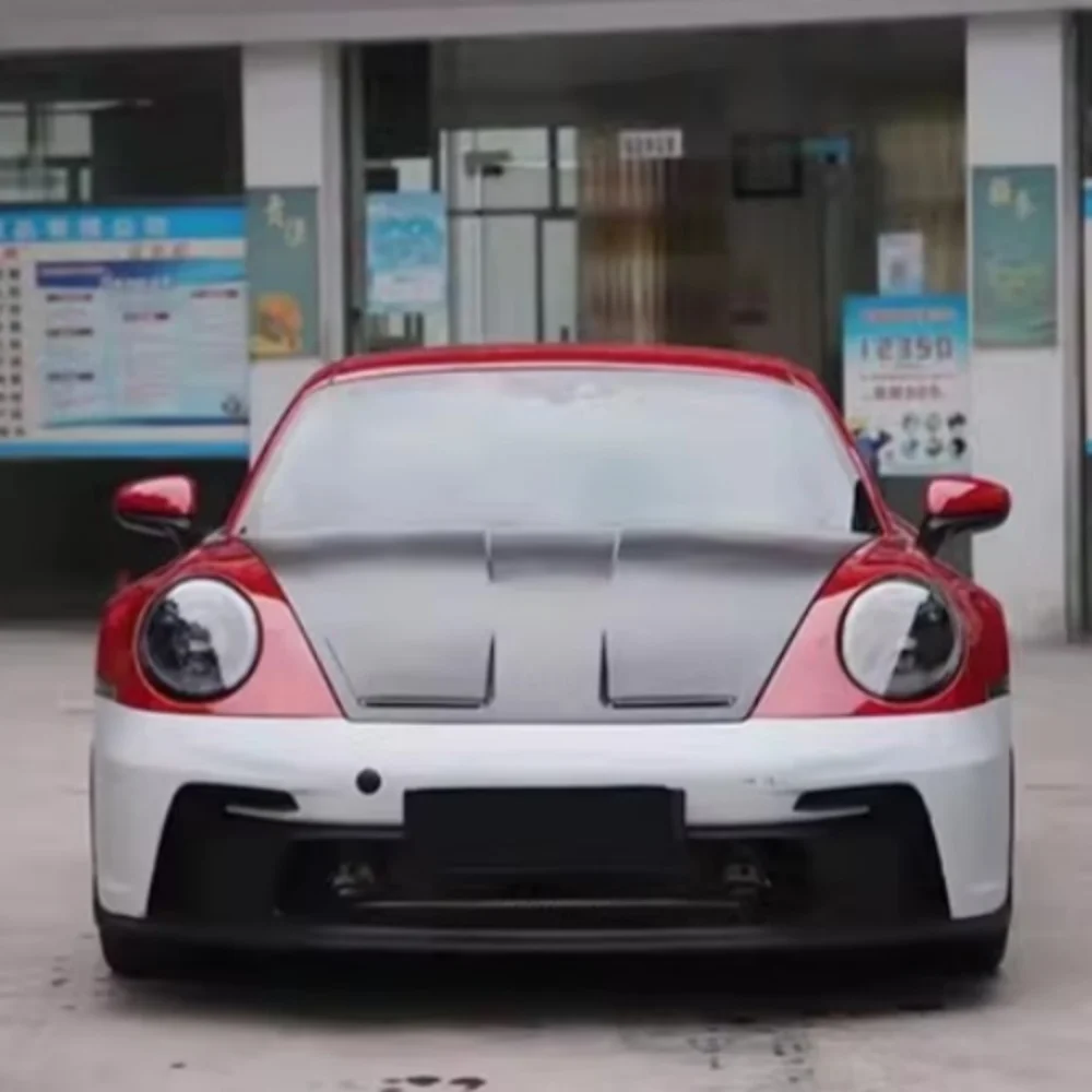 Kit de carrocería PP Porsche 911 sin pintar con faldones y rejilla - imagen 3