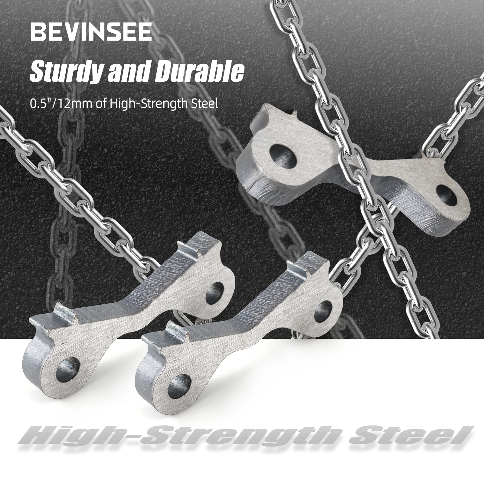 BEVINSEE 2 uds adaptadores de pinzas de freno duales de deriva solderados para BMW E36 E46 323i 325i 328i 330i - imagen 2