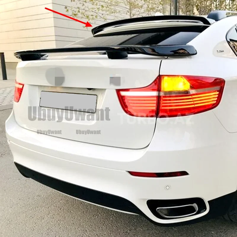 Alerón de techo para BMW X6 E71 2008-2014 en ABS imprimado - imagen 4