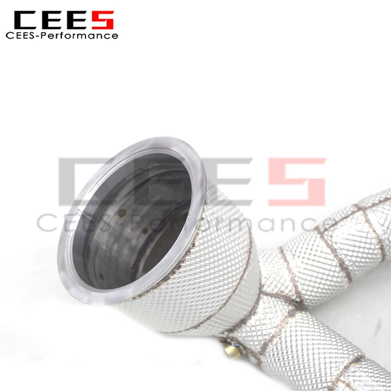 Tubo de bajada Cees acero inoxidable para Porsche Macan 3.0 T - imagen 5