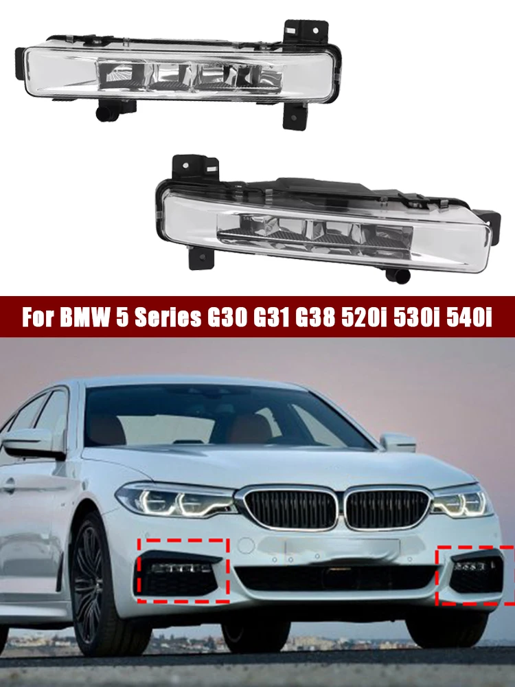 Luz antiniebla LED para BMW Serie 5 vista frontal