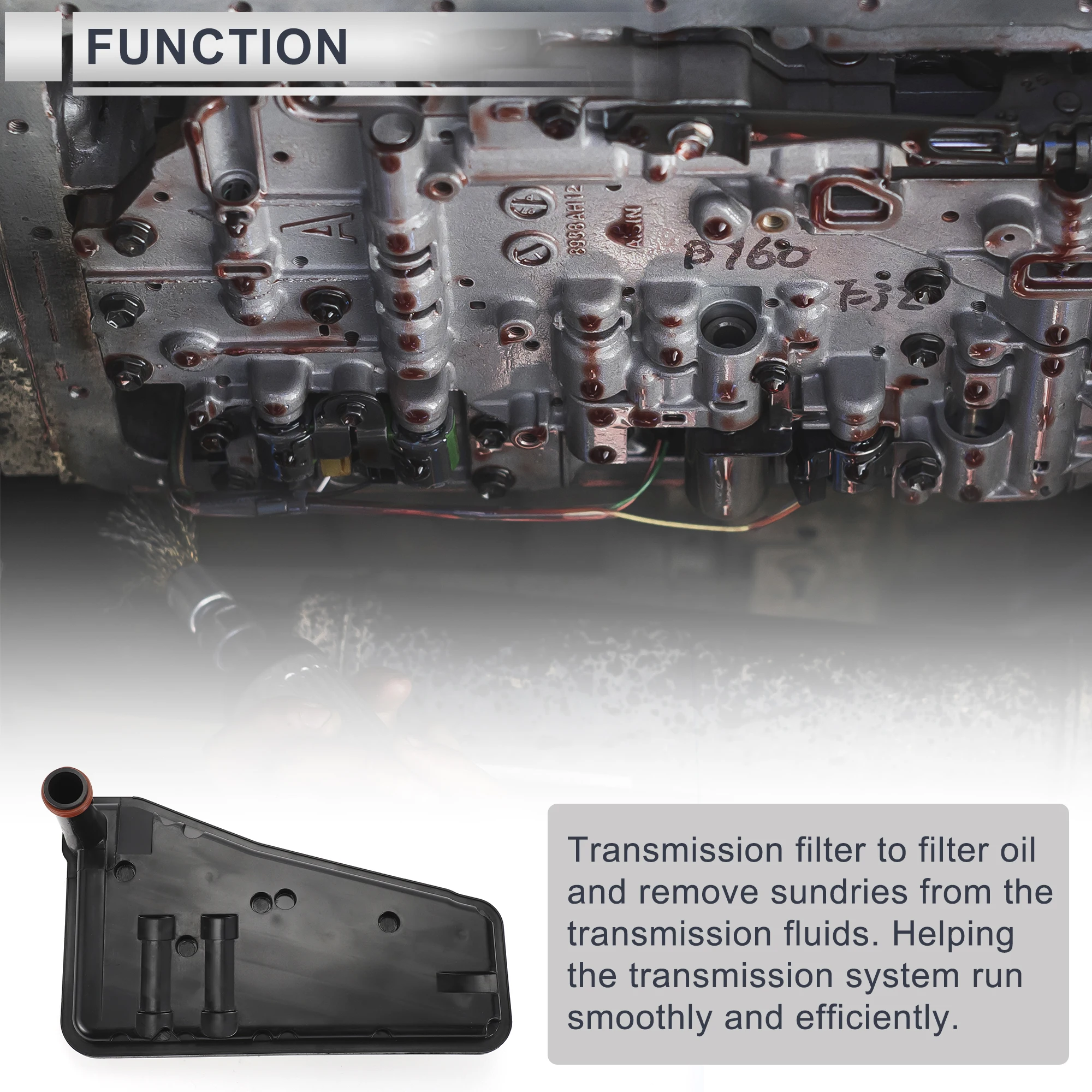 UXCELL Kit filtro transmisión automática con junta – Ford Excursion - imagen 3